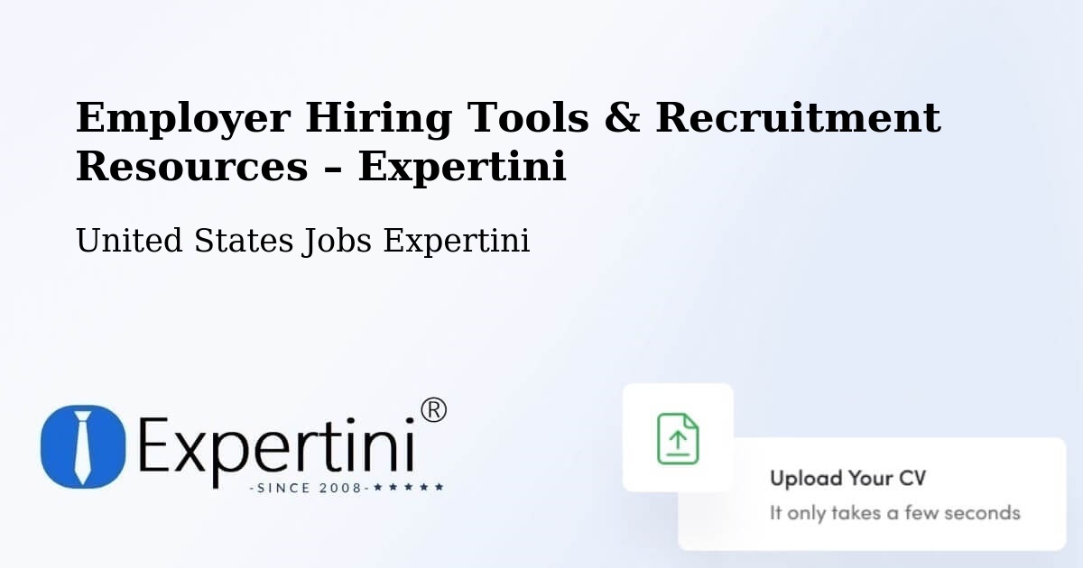 Employer Hiring Tools & Recruitment Resources – Evendale - Evendale, United States Jobs Expertini